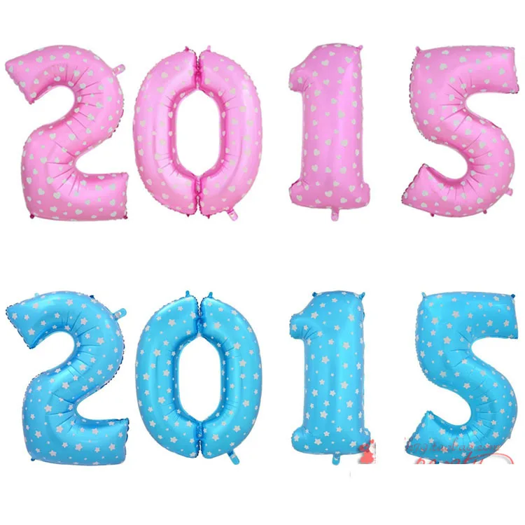 40 дюймовые розовые синие шары в горошек с цифрами|party decoration|party party partyparty birthday |