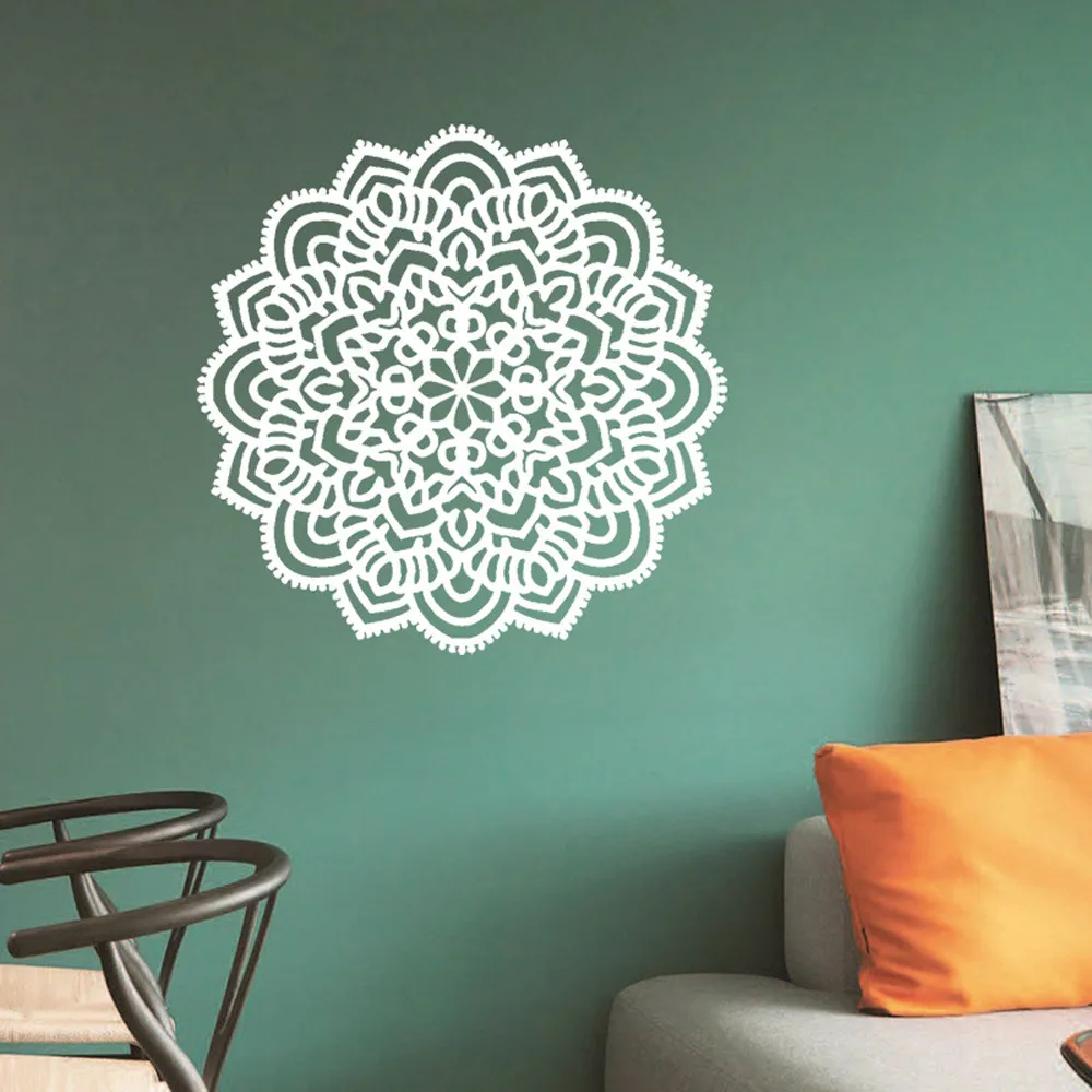 Классический индийский узор Мандала Ретро цветок винтажная девушка спальня ТВ