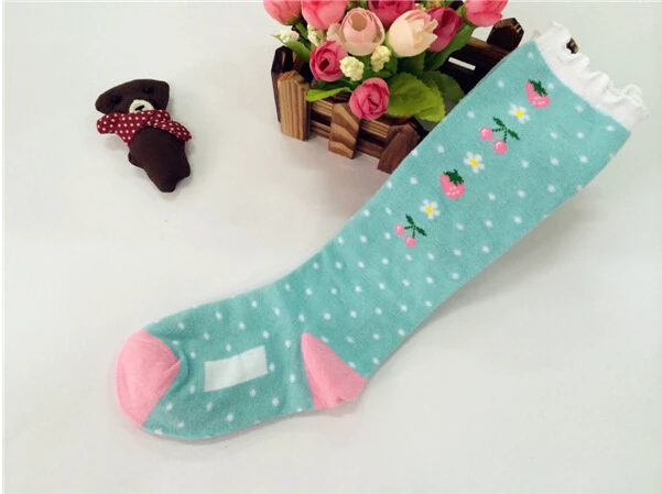 Высокое качество 5 пар милые хлопковые детские носки принцессы для девочек