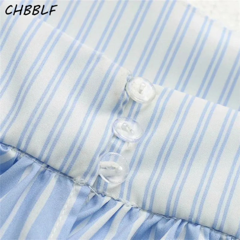 CHBBLF women striped short style camis blouse sleeveless backless pleated tops side zipper female chic shirts BGB9099 | Женская одежда