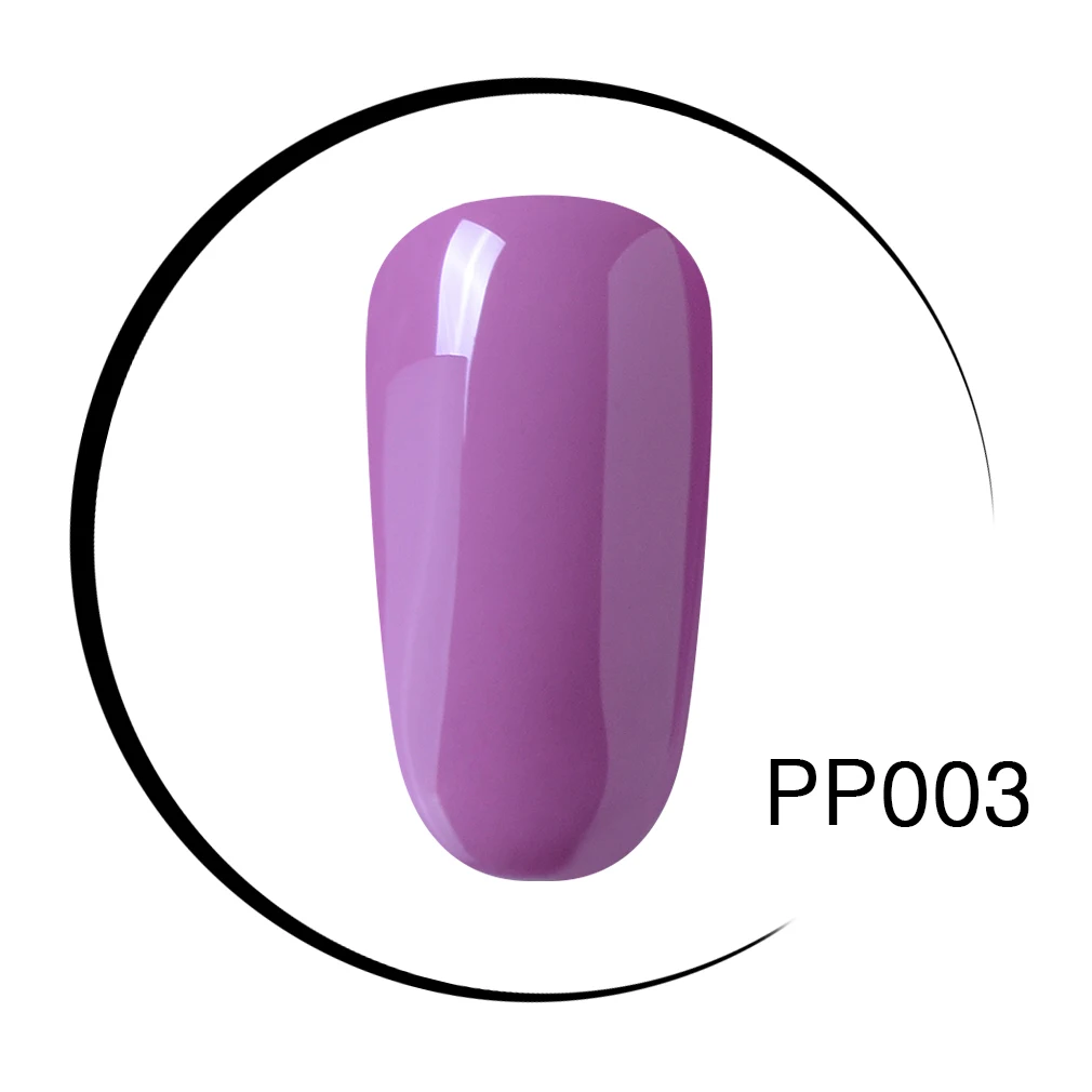 PP003 Elite99 10 мл УФ-гель для ногтей фиолетовый лак для ногтей Полупостоянный Гель-лак для ногтей - Цвет: PP003