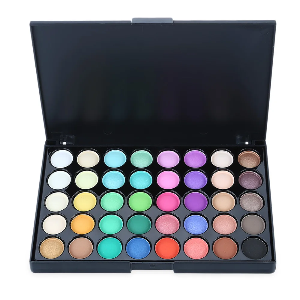 40 Color Brand Cosmetic Matte Eyeshadow Cream Makeup Palette Shimmer Naked Nuda Beauty Tool Set |