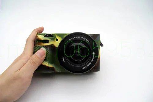 Мягкий силиконовый резиновый защитный чехол для камеры, чехол для Sony A6000 A6400 A6300 ILCE6300