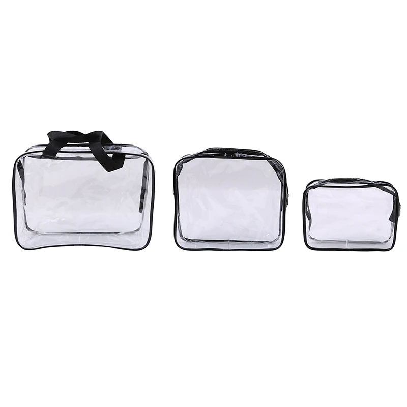 3 шт./компл. чистый макияжный косметички Портативный для туалетных