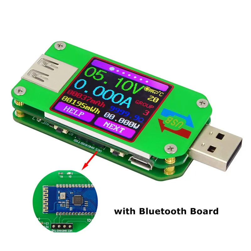 USB тестер QC2.0 измеритель напряжения и силы тока онлайн вольт постоянного быстрое