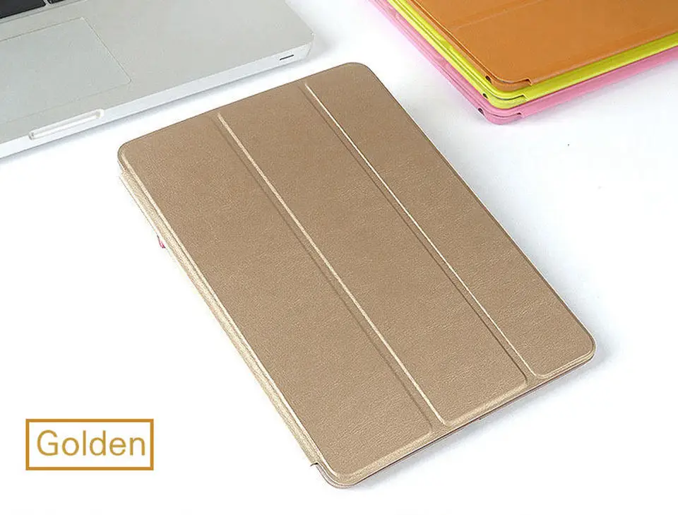 Чехол для iPad Pro 10,5 Тонкий Магнитный стенд флип смарт-чехол из искусственной кожи чехол для iPad Pro 10,5 дюймов планшет+ протектор экрана+ ручка - Цвет: Золотой