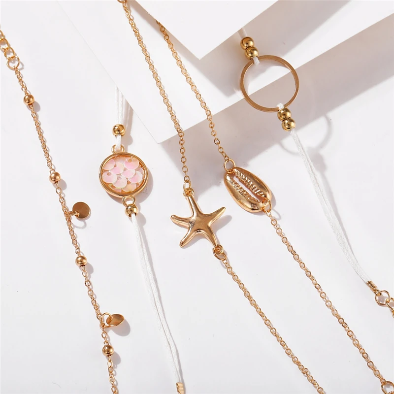 Богемные браслеты и Набор браслетов винтажная бусина подвеска Бохо Браслет 2019