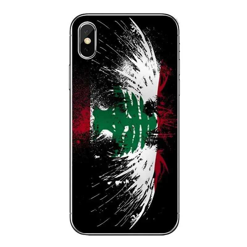 Lebanan шероховатый флаг баннер для Huawei Honor 8 8C 8X 9 10 7A 7C Mate 20 Lite Pro P Smart Plus прозрачные