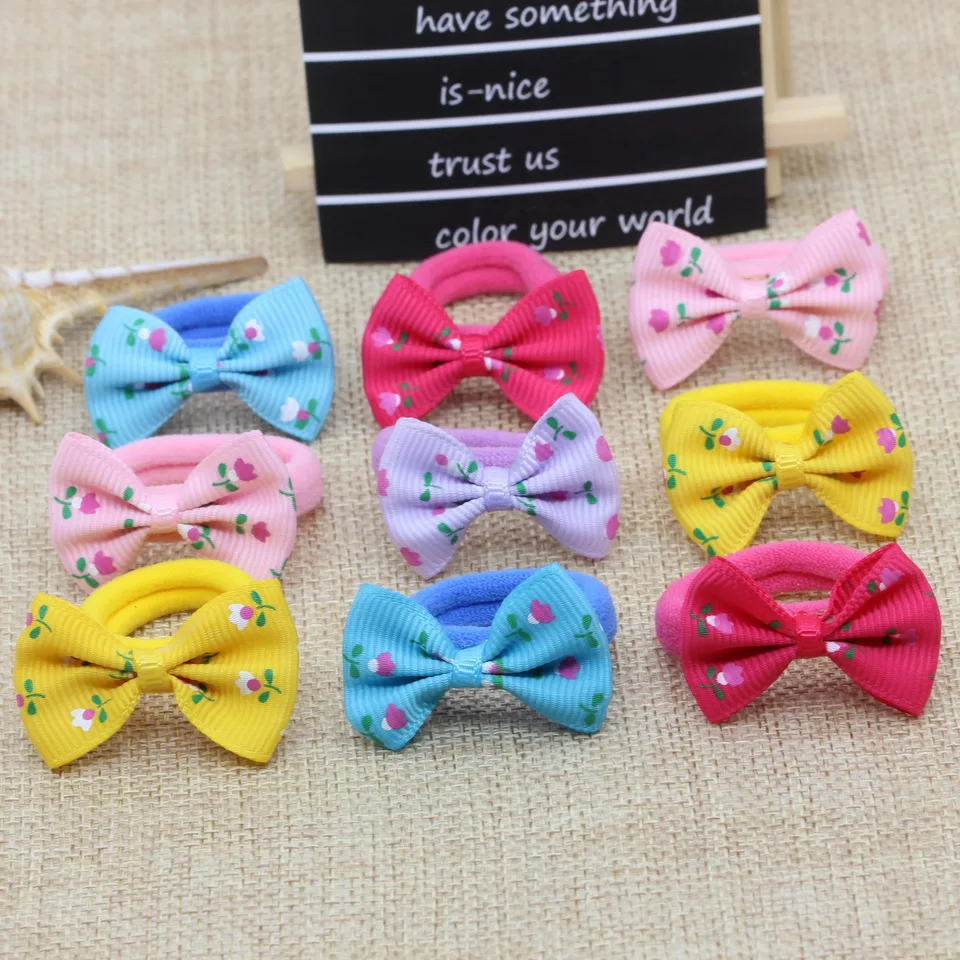 Isnice лук резинки для волос девушка украшения высокое качество цветок кружева