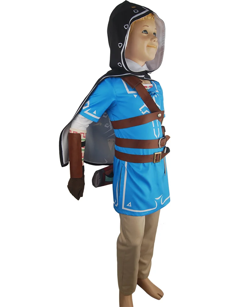 Дети Мальчики легенда о Зельде дыхание диких звеньев наряд униформа плащ