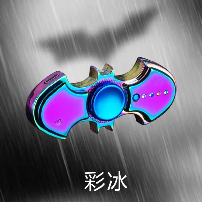 Colorful Горячая Ручная Спиннер электронная USB Зажигалка супер герой Бэтмен прикуриватель Беспламенное ветрозащитное плазменная дуговая Зажигалка для курения подарки - Цвет: Colorful