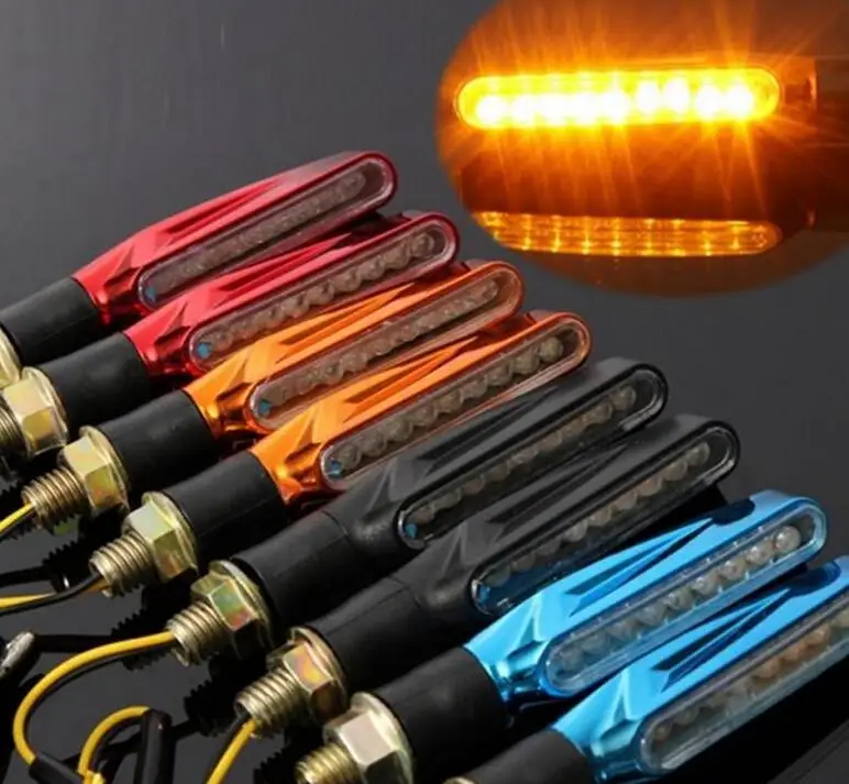 4 шт. СВЕТОДИОДНЫЕ указатели поворота для мотоцикла 12 В |