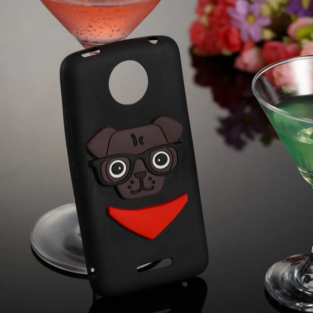 Милые Пёс из мультфильма Защитный чехол для Motorola Moto C плюс E4 ЕС противоударный