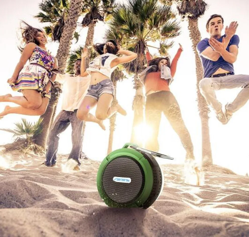Портативный Водонепроницаемый Открытый беспроводной Bluetooth динамик C6 всасывающий компьютер мобильный телефон Адсорбция мини Саундбар Поддержка TF карты