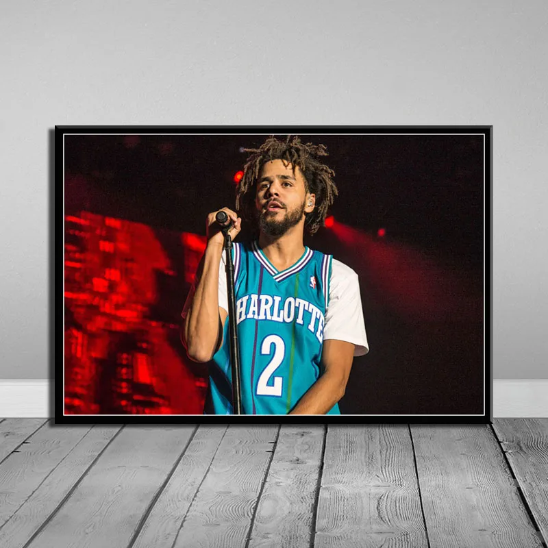 P115 J Cole рэп хип-хоп музыка звезда певец рэпер художественная живопись Шелковый