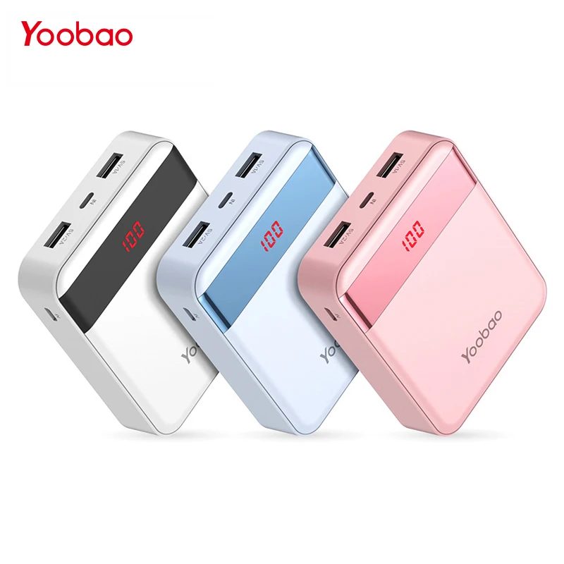 Yoobao mi ni power Bank, 10000 мА/ч, милое зарядное устройство, портативное зарядное устройство, внешняя батарея, повербанк для Xiaomi mi 2, для телефона huawei P9