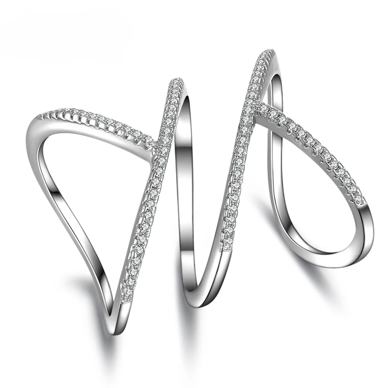 Фирменная обувь свадебная перстни Bague Anillos 925 пробы серебро геометрической формы