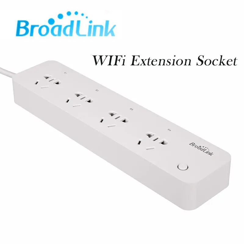 Broadlink MP1 WiFi розетка 4 розетки удлинитель с адаптером EU/US/UK/AU приложение пульт дистанционного управления для умного дома
