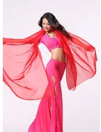 Головная Фата для танца живота фата индийского лица женская шифоновая Шелковая