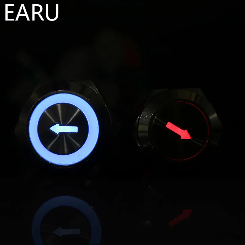 Cutomize логотип на заказ металлический кнопочный переключатель фиксация