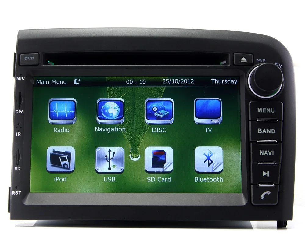 2-din в тире Автомобильный dvd-плеер для Volvo S80 1998-2006 с GPS навигацией Nav Радио Bluetooth USB SD