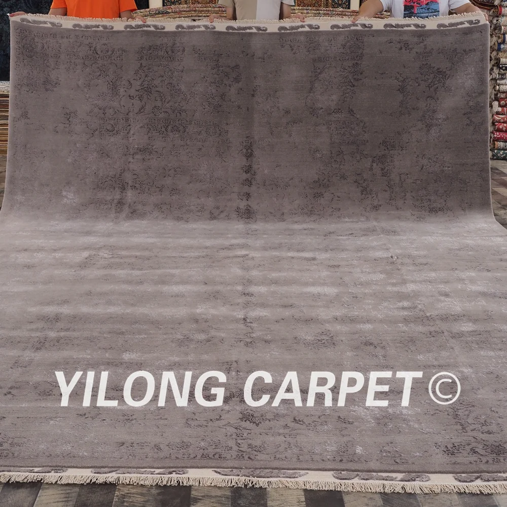 Koop YILONG 10'x13. 8' 100% Wol Handgemaakte Tapijten Professioneel Gereinigd Grote Zijn Deken Klassieke Wol Tapijten (CQG54S10x13.8)