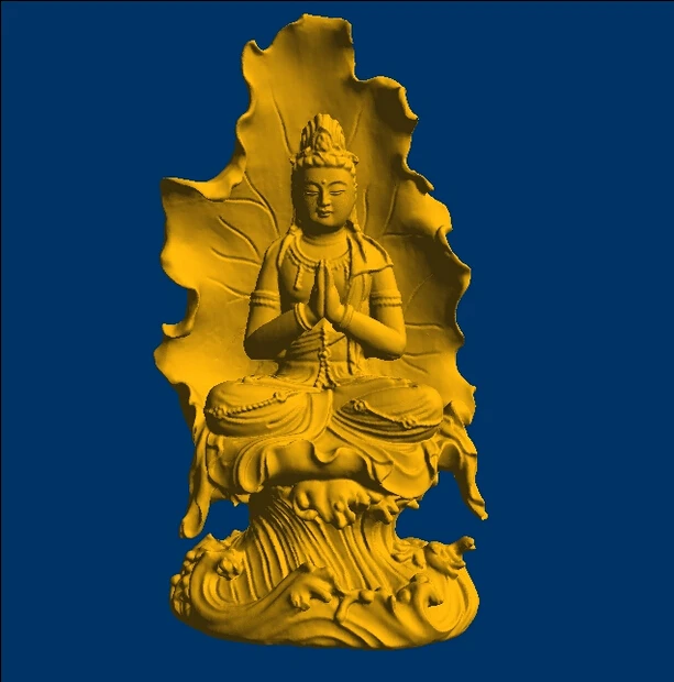 

Рельефная модель для ЧПУ в формате STL в Goddess Of Mercy_8