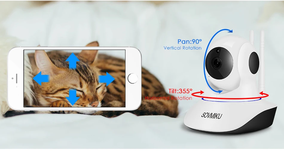 Wifi CCTV 1080P 720P IP камера беспроводная детская монитор Домашняя безопасность инфракрасное ночное видение видео камера с функцией автоматического слежения