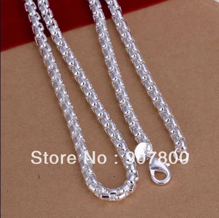 Мужские ювелирные изделия серебряное ожерелье-цепочка модный уличный стиль