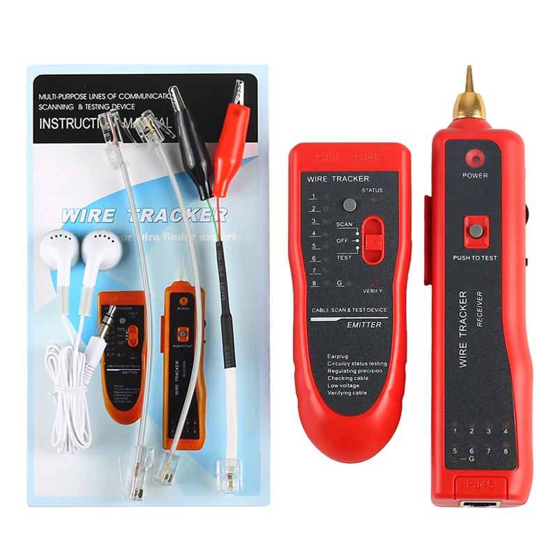 RJ11 RJ45 Cat5 Cat6 телефонный провод трекер Tracer тонер Ethernet LAN Сетевой кабель тестер детектор линия Finder