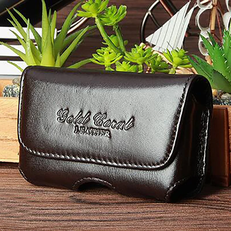 Высокое качество из натуральной кожи Хип бум талии сумка кошелек сигареты