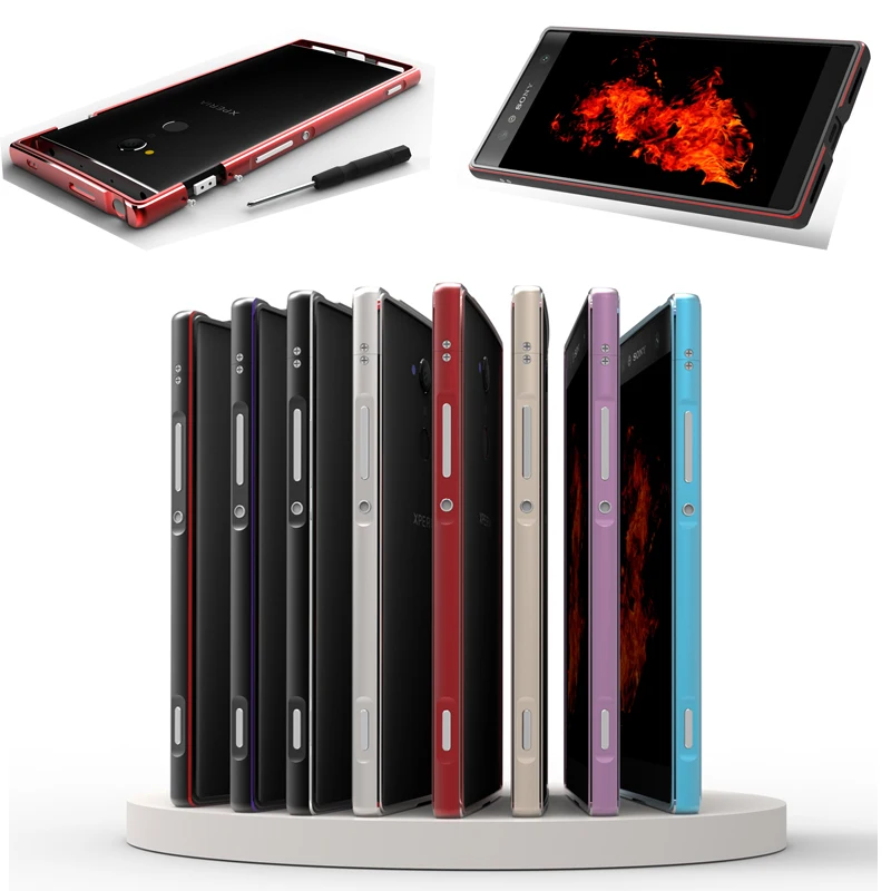 

For Sony Xperia XA2 Case Aluminum Metal Bumper Case for Sony Xperia XA2 H4133 Dual color Frame For Sony Xperia XA 2 Case 5.2''
