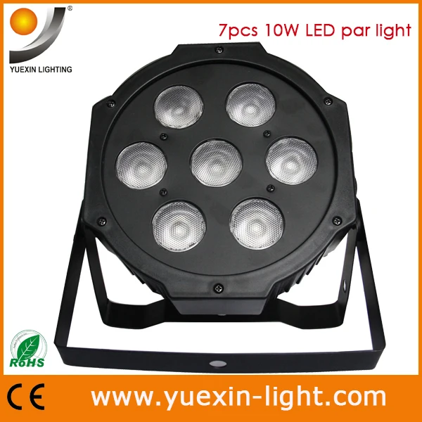 Профессиональный 6 канальный 70 Вт DMX 512 RGB LED сценический PAR свет освещение