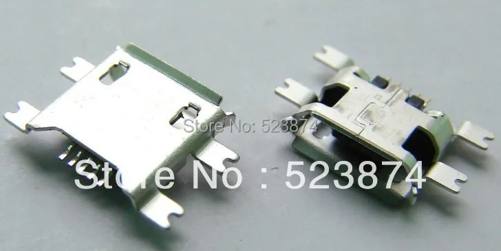 Оптовая Продажа 1000 шт./лот Бесплатная доставка Micro 5pin USB Женский Джек SMT гибель