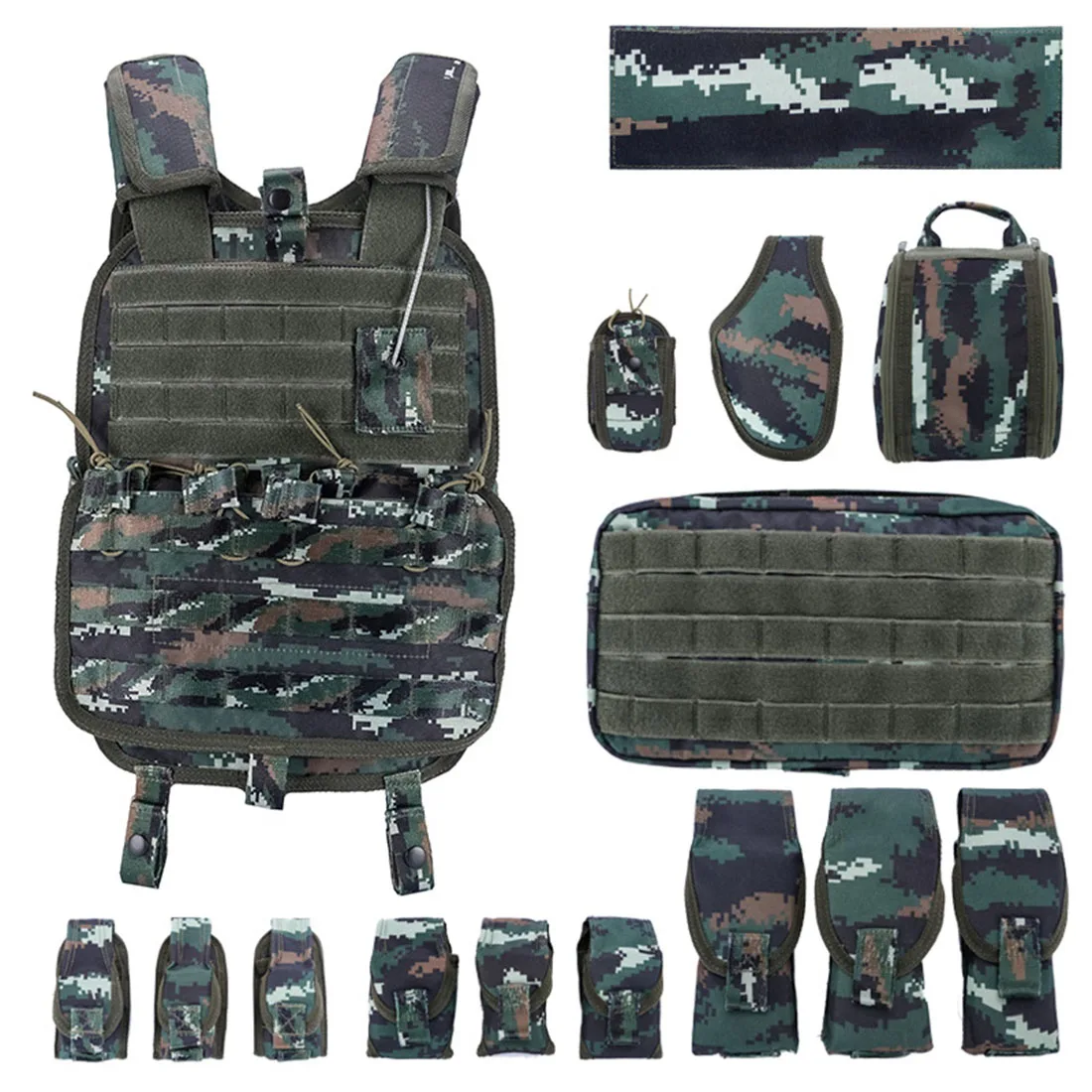 15 шт. тактический нейлоновый жилет для охоты|Охотничьи жилеты| |