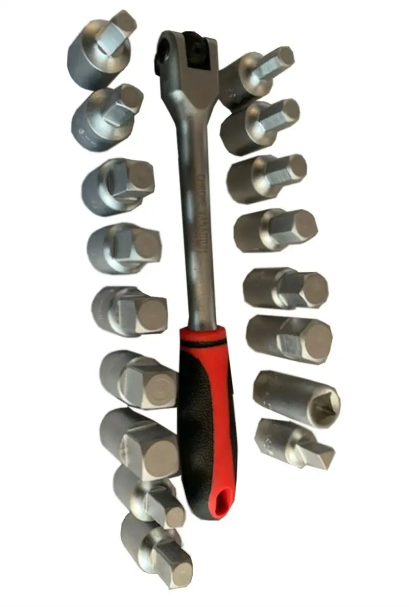 Mr Cartool 18 шт. универсальная сливная Вилка Набор торцевых ключей отстойные масляные