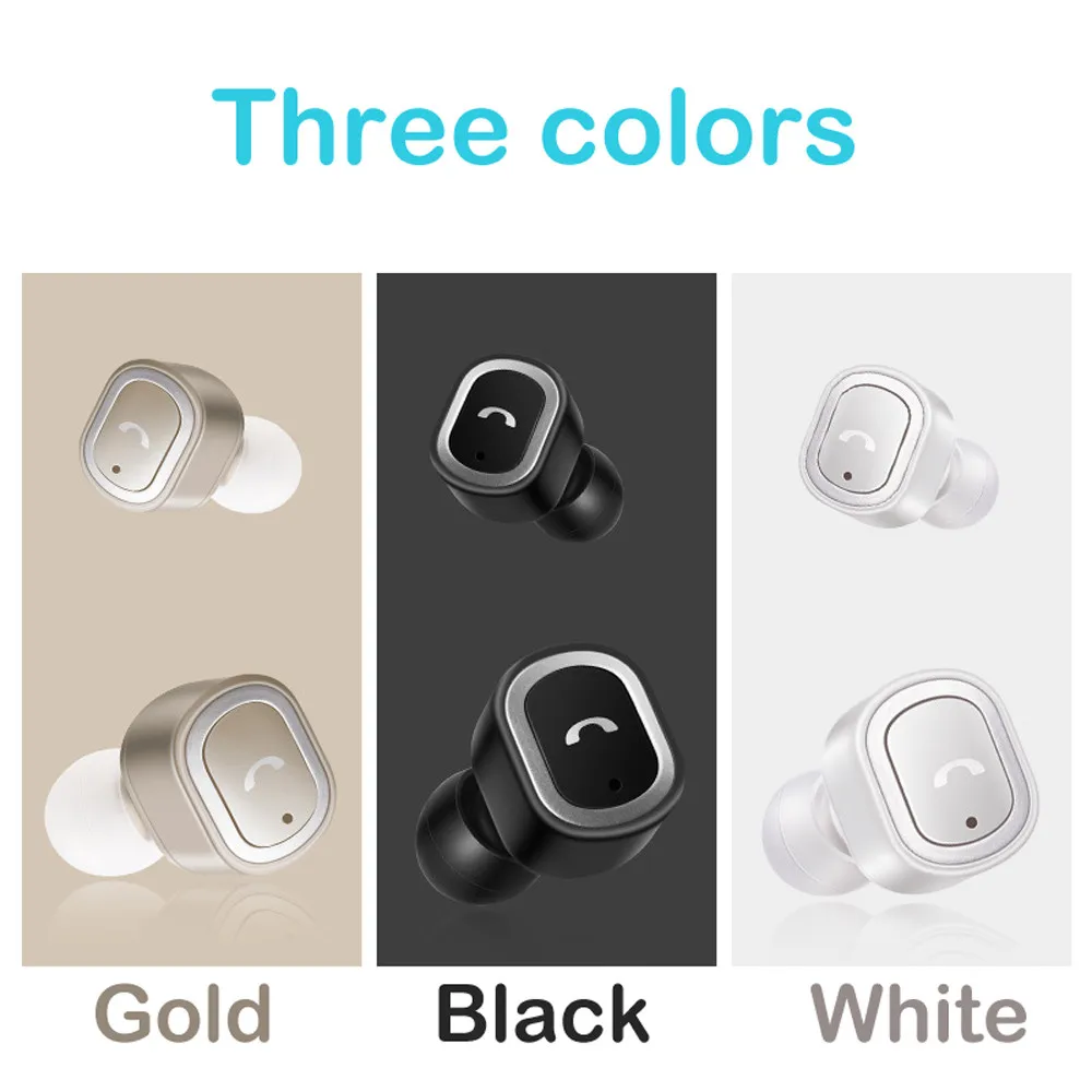 Twins In Ear Bluetooth Earphone wireless Stereo Bass Sport Earphones with MIC Mini bluetooth for Xiaomi | Электроника