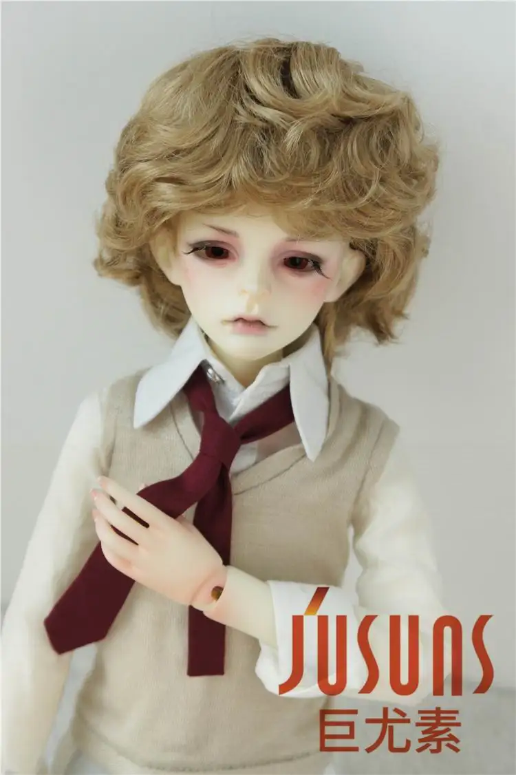 JD219 1/4 MSD кукла парик Синтетический мохеровый парик Размер 7-8 дюймов Cupid BJD волосы куклы аксессуары