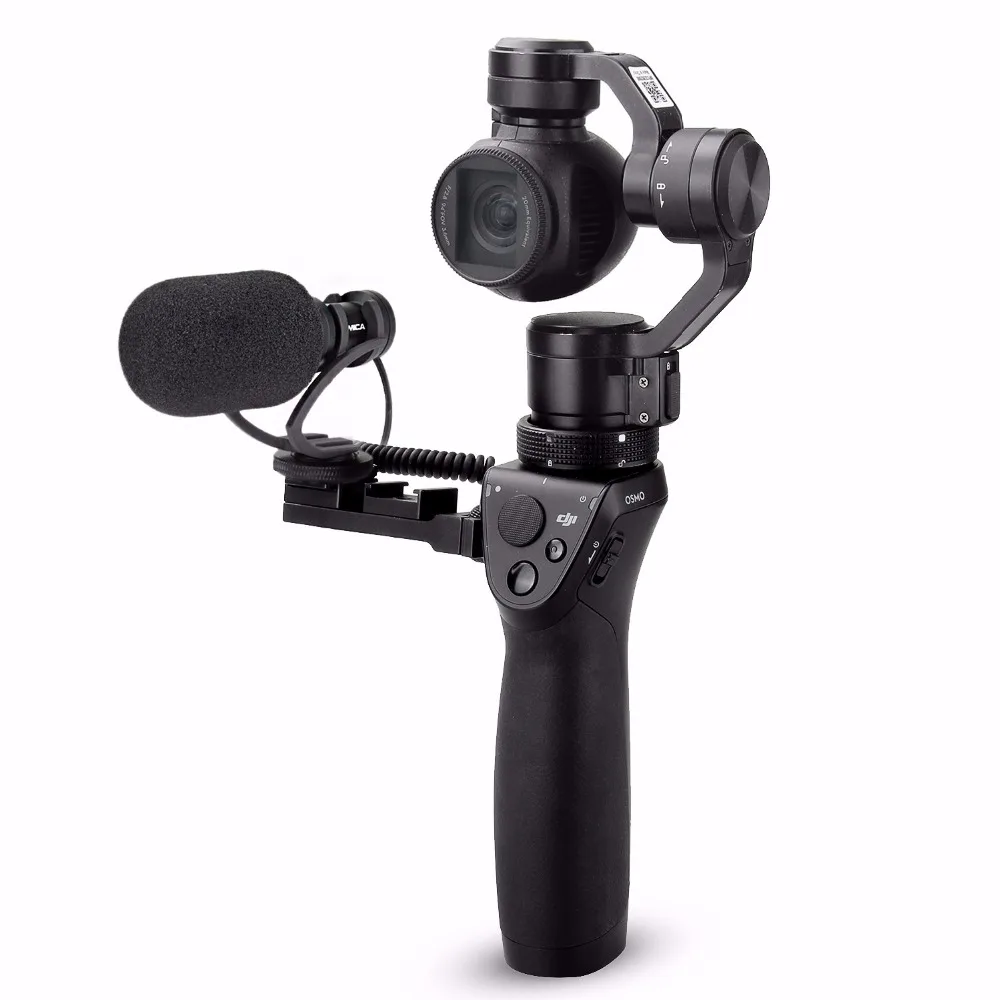 CVM-VM10 II кардиоидный направленный дробовик видео микрофон для DJI OSMO Mobile Plus смартфон GoPro микро камера черное крепление