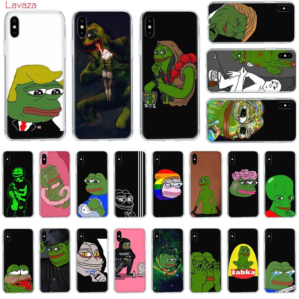 Lavaza Pepe the Frog collage жесткий чехол для телефона Apple iPhone 6 6s 7 8 Plus X 5 5S SE XS MAX XR | Мобильные