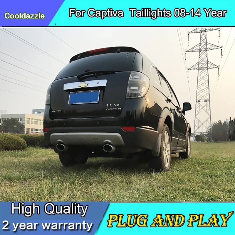 Светодиодный задний фонарь для Chevrolet Captiva 2 шт. 2008 2009 2010 2011 2012 2013 2014 светодиодный