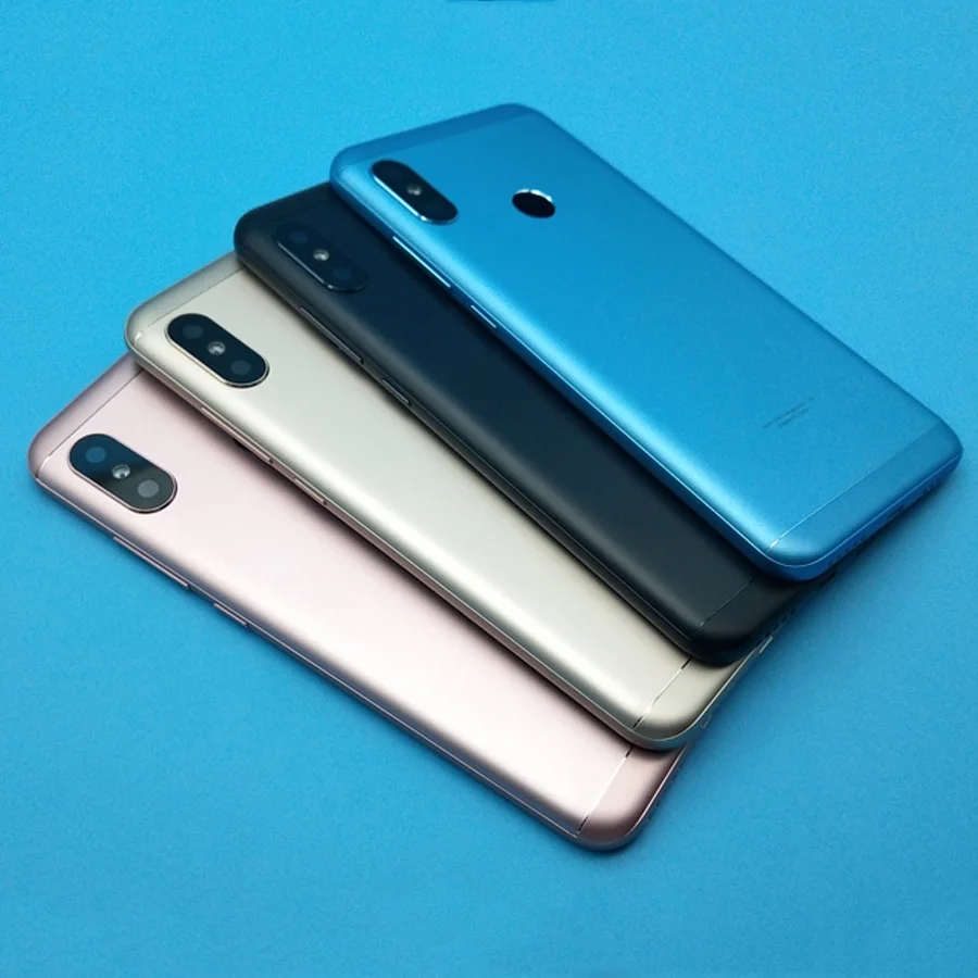 Задняя крышка аккумулятора для Xiaomi Mi A2 Lite / Redmi 6 Pro металлический дверной