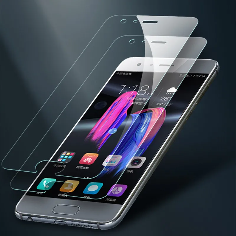 2 шт полноэкранное закаленное стекло для huawei Honor 9 Lite 7A 7C Pro RU 7X защита экрана Honor 9 8 10 Lite 8X защитное стекло