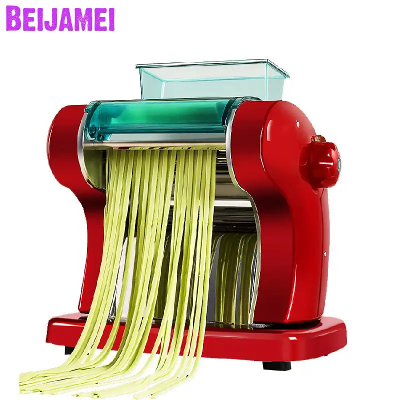 

Beijamei Intelligent power off household electric press noodle machine fully automatic small noodles pasta making machine