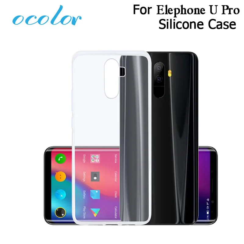 Ocolor для Elephone U Pro силиконовый чехол 5 99 дюймов мягкая задняя крышка защитный ТПУ