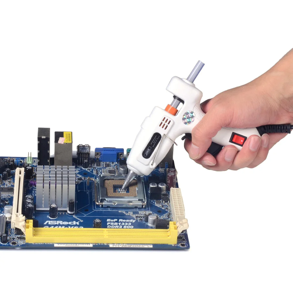 25 Вт термоклеевой Воздушный пистолет высокотемпературный нагреватель мини