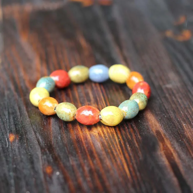 Fashion 2016 Bracelets For Women Ethnic Style Lady Women's Handmade Porcelain Beads Rope Free Shipping #5264 | Украшения и
