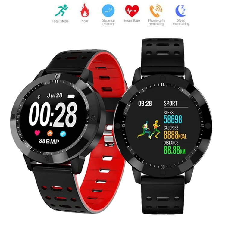 CF58 Smart watch men heart rate blood pressure Sports Bracelet Fitness Tracker Wristband band PK amazfit | Электроника