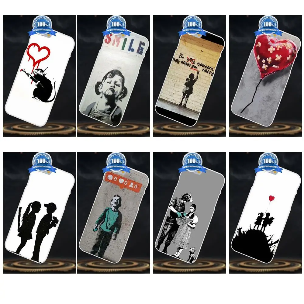 Чехлы для телефонов Бэнкси крыса Граффити мальчик и девушка любовь Apple iPhone 4 4S 5 5C SE