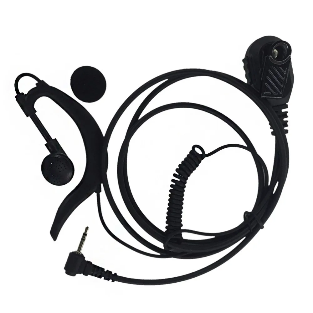 1 Pin клип ушной крючок гарнитура микрофон PTT для Motorola talkao Радио Walkie Talkie TLKR T80 T60 T5410